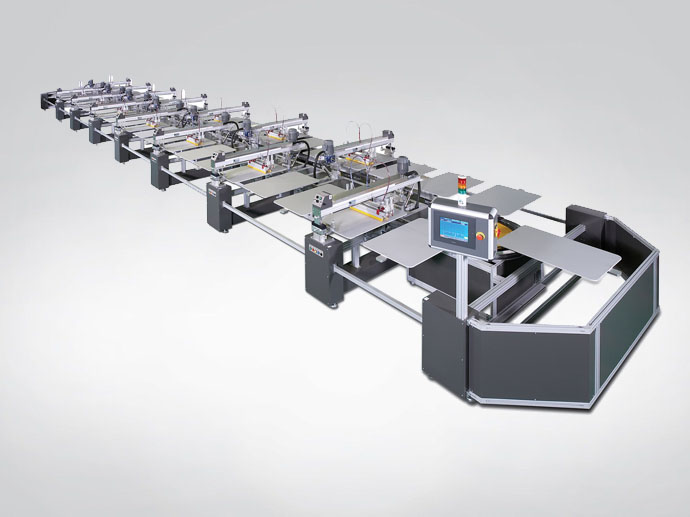 Oval Automatic Textile Screen Printing Machine